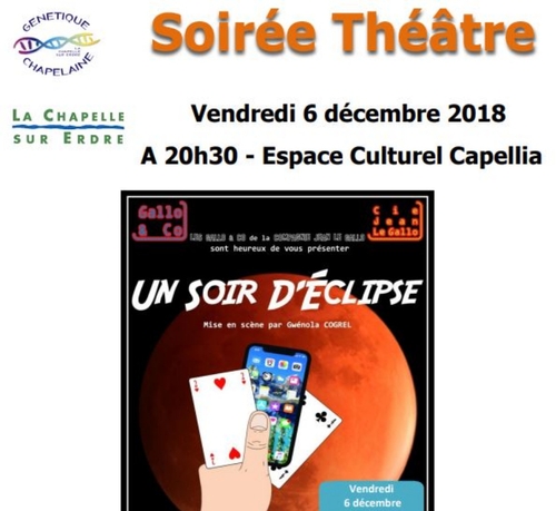 Téléthon 2019 à la Chapelle-sur-Erdre - Au Théâtre ce soir &quot;Un...