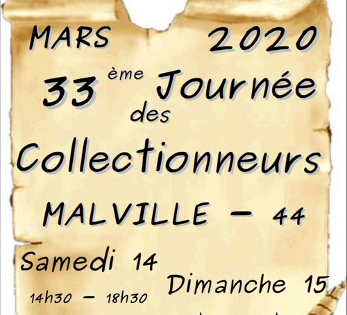 33 ème JOURNÉE des COLLECTIONNEURS de MALVILLE
