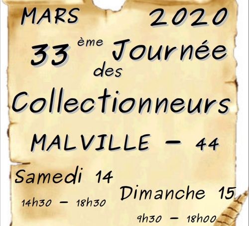 Journée des collectionneurs de Malville   Annullée + de 100 personnes