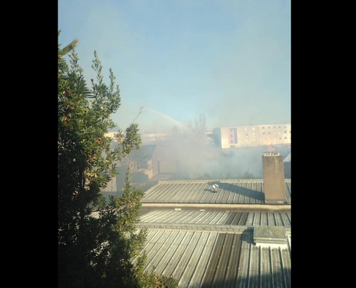 Nantes : important incendie dans le quartier Saint-Félix