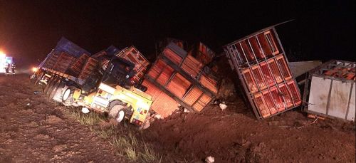 Circulation interrompue sur la RN165 à Pontchâteau-Ouest après un...