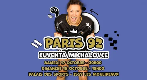 Handball : gagnez vos places pour le match Paris 92 - Iuventa...
