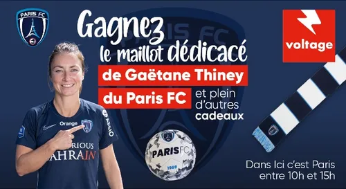 Gagnez votre maillot dédicacé de Gaëtane Thiney du Paris FC