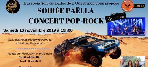 Soirée des Gazelles - Grande Paëlla et concert Pop-Rock