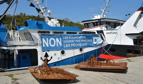 Parc éolien en baie de Saint-Brieuc : les pêcheurs mobilisés en ce...