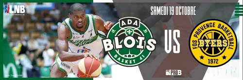 Gagnez vos places pour le match ADA Blois Basket - Fos Provence Basket