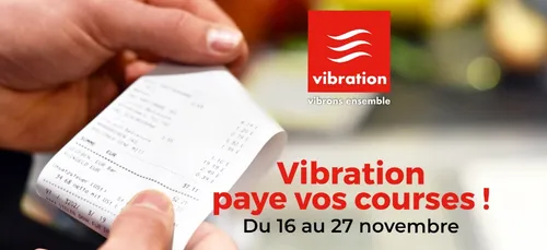 Vibration paye vos courses !