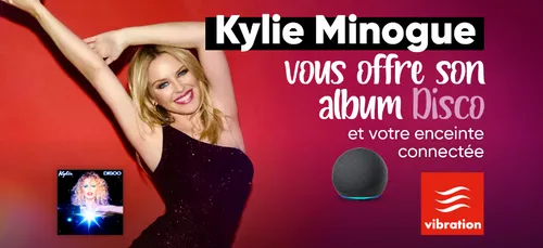 Kylie Minogue vous offre son album "Disco" et votre enceinte connectée